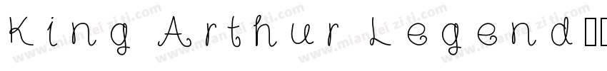 King Arthur Legend字体转换